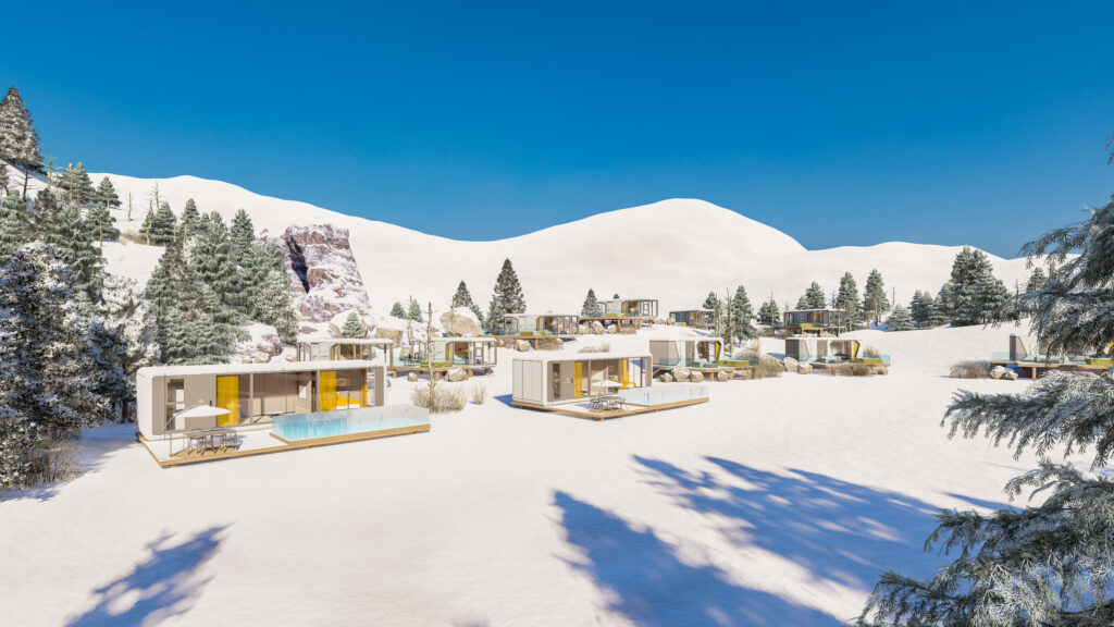 雪山场景 photo 1 day time